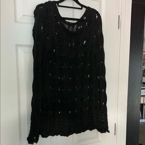 Anthropologie Moth Black Knit Sweater